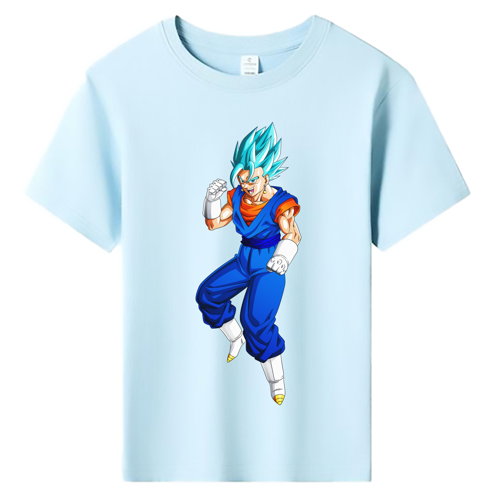 （画像用） ドラゴンボール ベジット DRAGON BALL Vegetto 綿100％キッズTシャツ（フロントプリント）